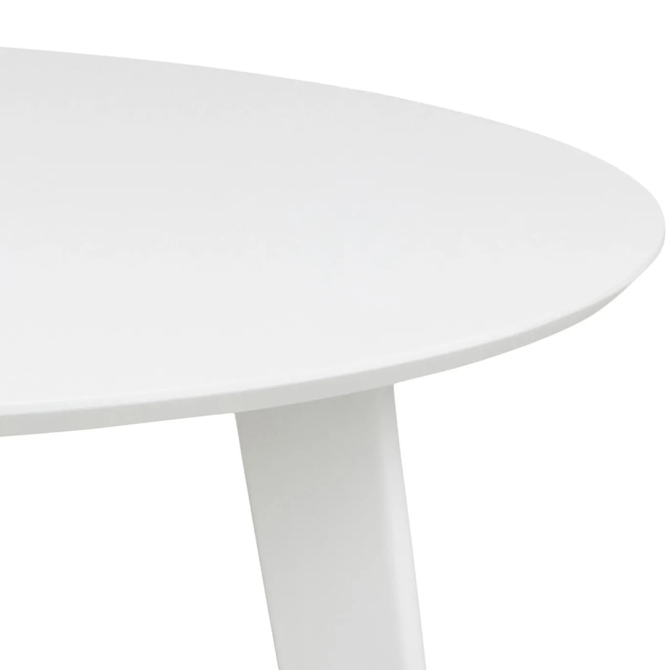 Eettafel Levi Rond MDF Wit Ø105cm - Giga Living