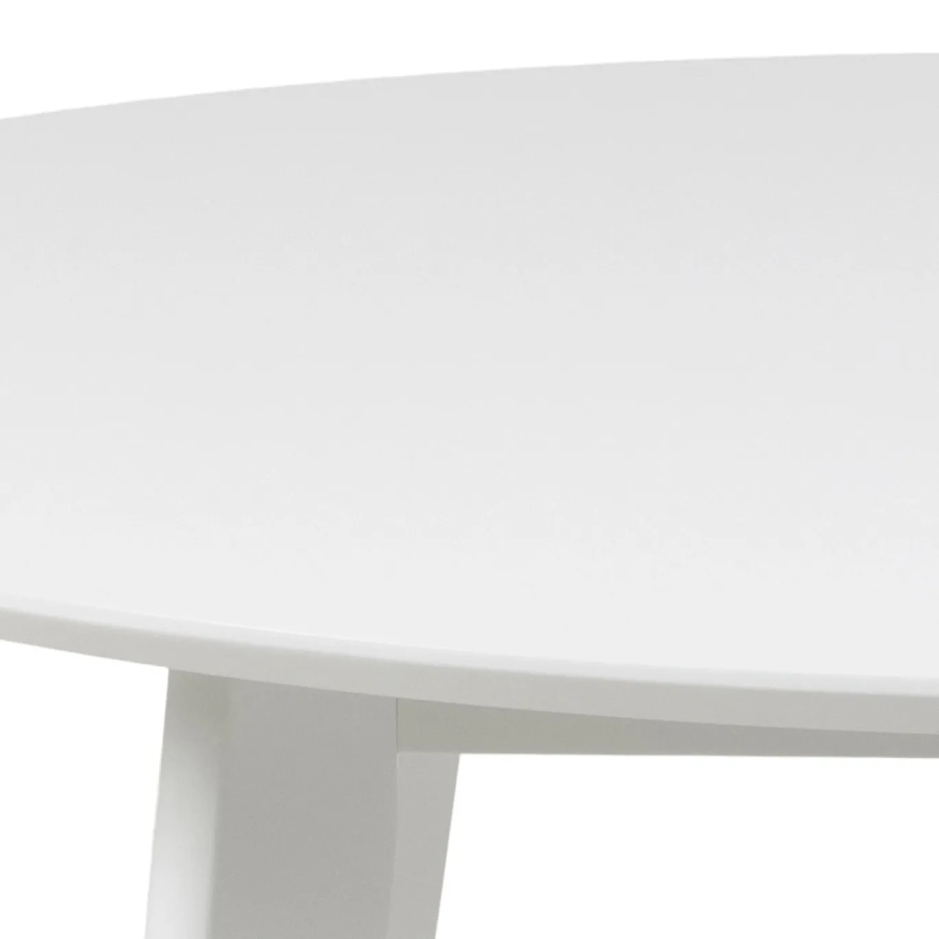 Eettafel Levi Rond MDF Wit Ø105cm - Giga Living