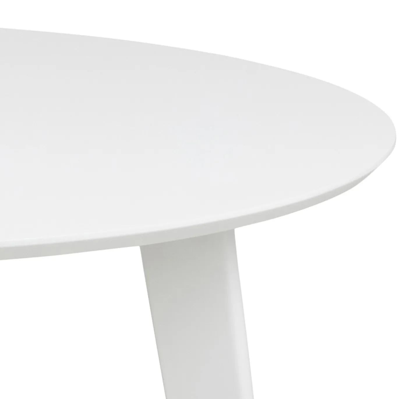 Eettafel Levi Rond MDF Wit Ø105cm - Giga Living