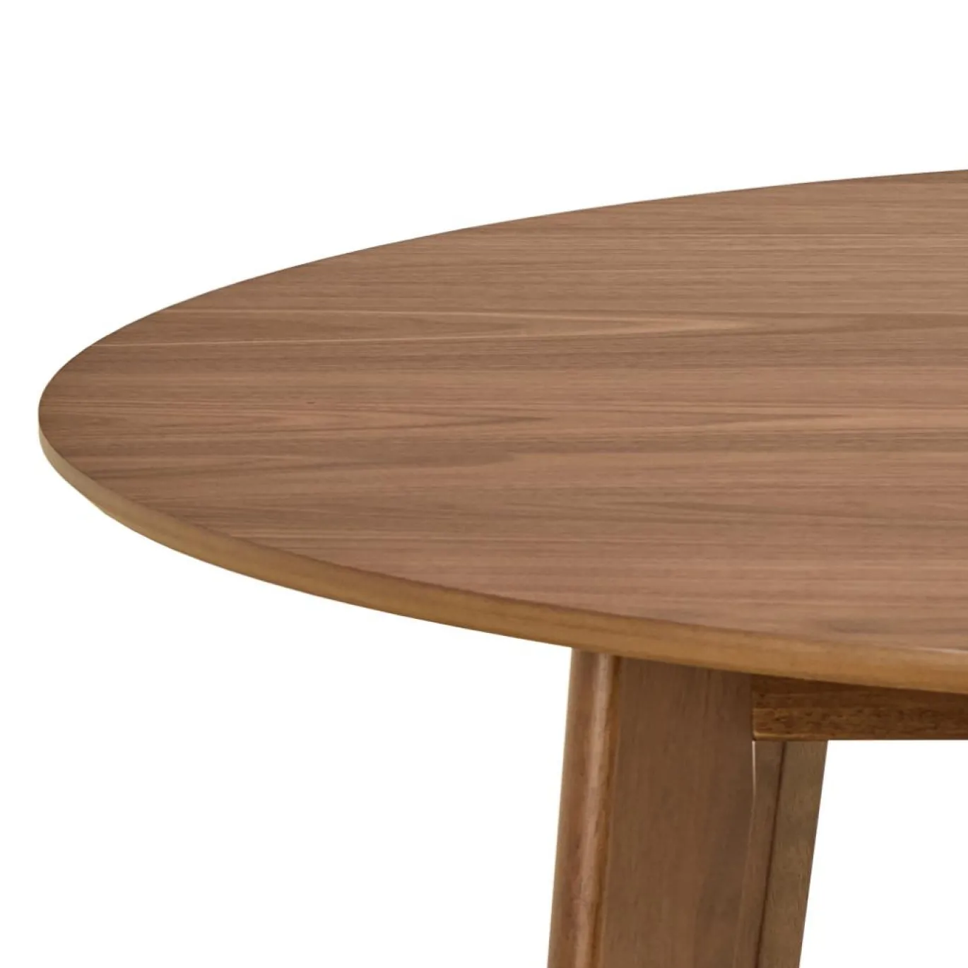 Eettafel Levi Walnoot Ø105cm - Giga Living