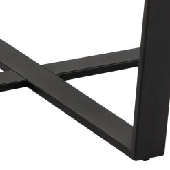 Eettafel Liam MDF Zwart Ø110cm - Giga Living