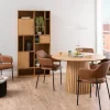 Eettafel Loeck Naturel Ø120cm - Giga Living