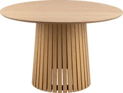 Eettafel Loeck Naturel Ø120cm - Giga Living