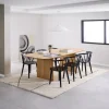 Eettafel Loeck Naturel 220cm MDF - Giga Living