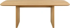 Eettafel Loeck Naturel 220cm MDF - Giga Living