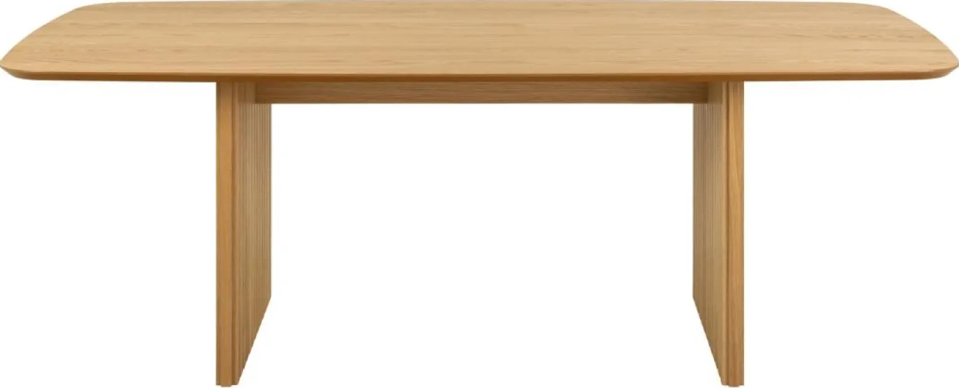 Eettafel Loeck Naturel 220cm MDF - Giga Living