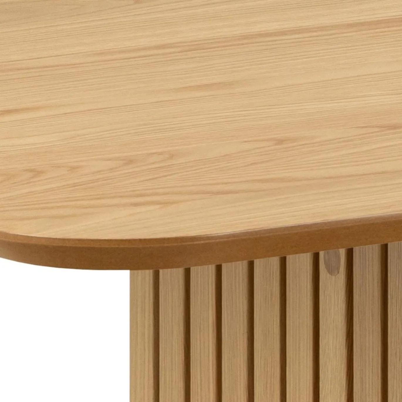 Eettafel Loeck Naturel 220cm MDF - Giga Living