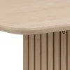 Eettafel Loeck Rechthoek MDF Lichtbruin 220cm - Giga Living
