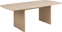 Eettafel Loeck Rechthoek MDF Lichtbruin 220cm - Giga Living