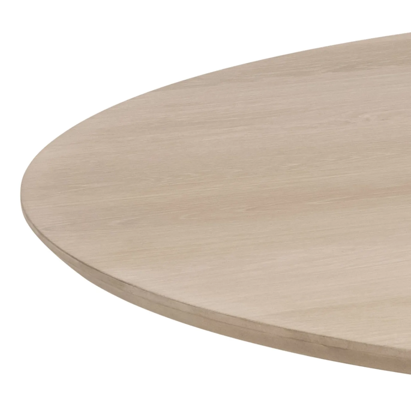 Eettafel Loeck Rond MDF Lichtbruin Ø120cm - Giga Living