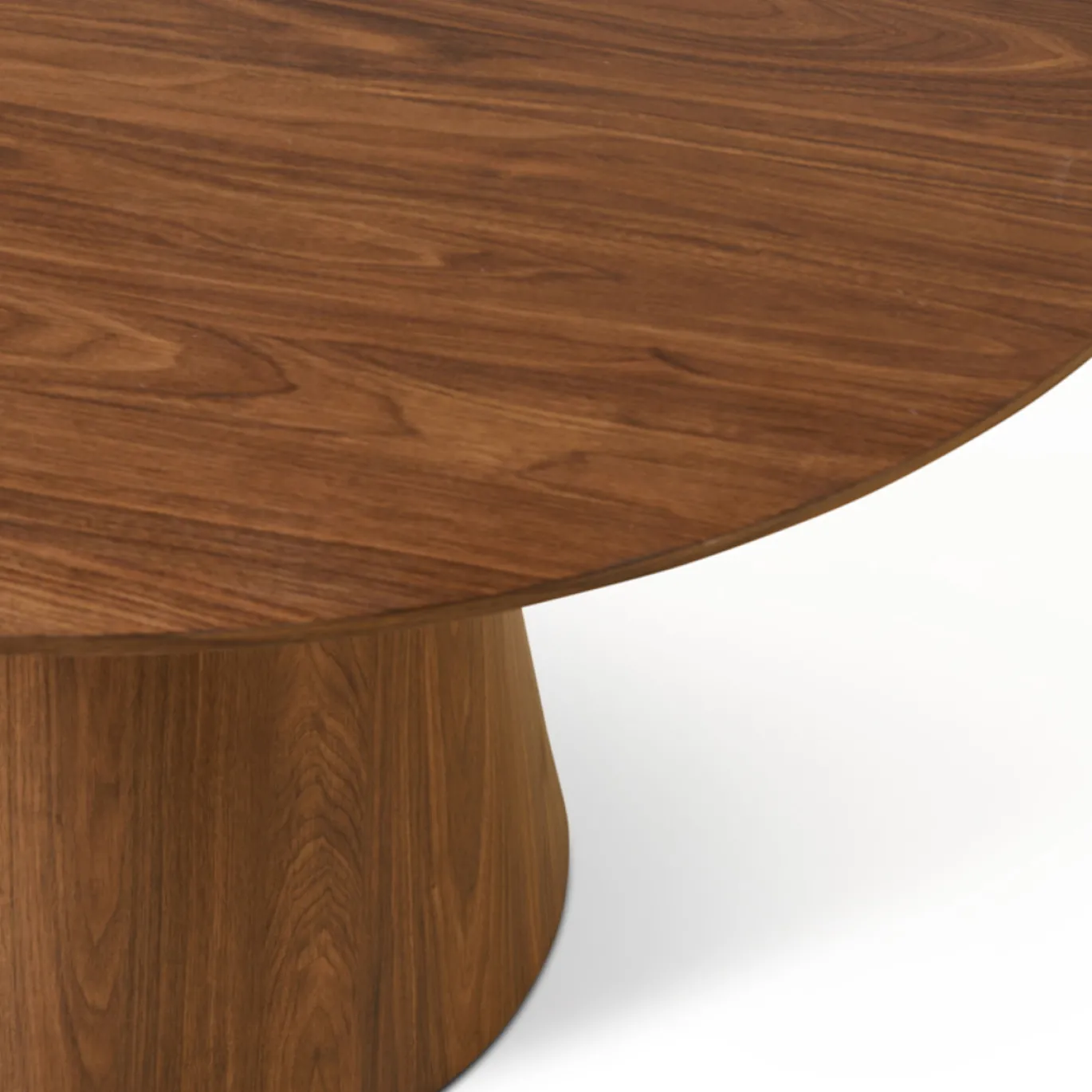 Eettafel Louis Walnoot Ø120cm - Giga Meubel