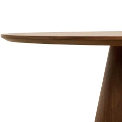 Eettafel Louis Walnoot Ø120cm - Giga Meubel