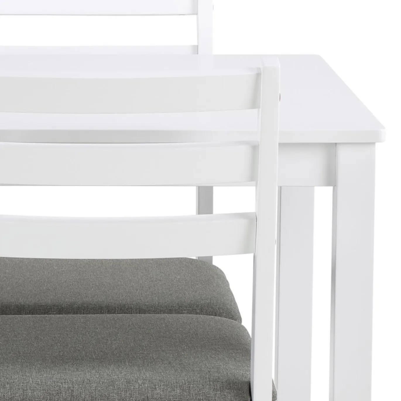 Eettafel Lovund Mdf Wit 110cm - Giga Living