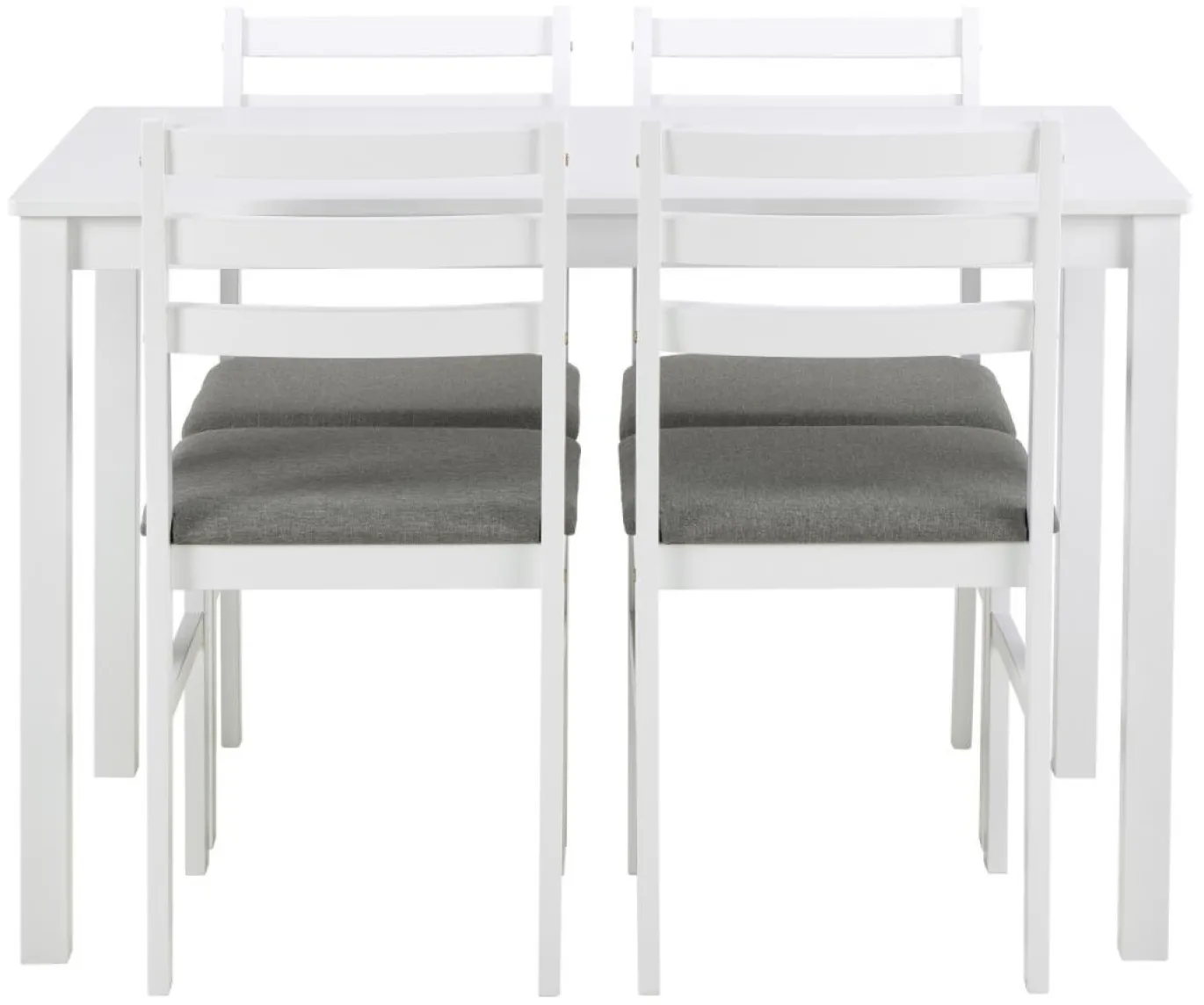Eettafel Lovund Mdf Wit 110cm - Giga Living