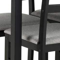 Eettafel Lovund Mdf Zwart 110cm - Giga Living