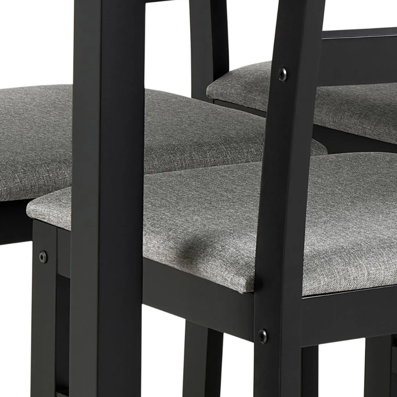 Eettafel Lovund Mdf Zwart 110cm - Giga Living