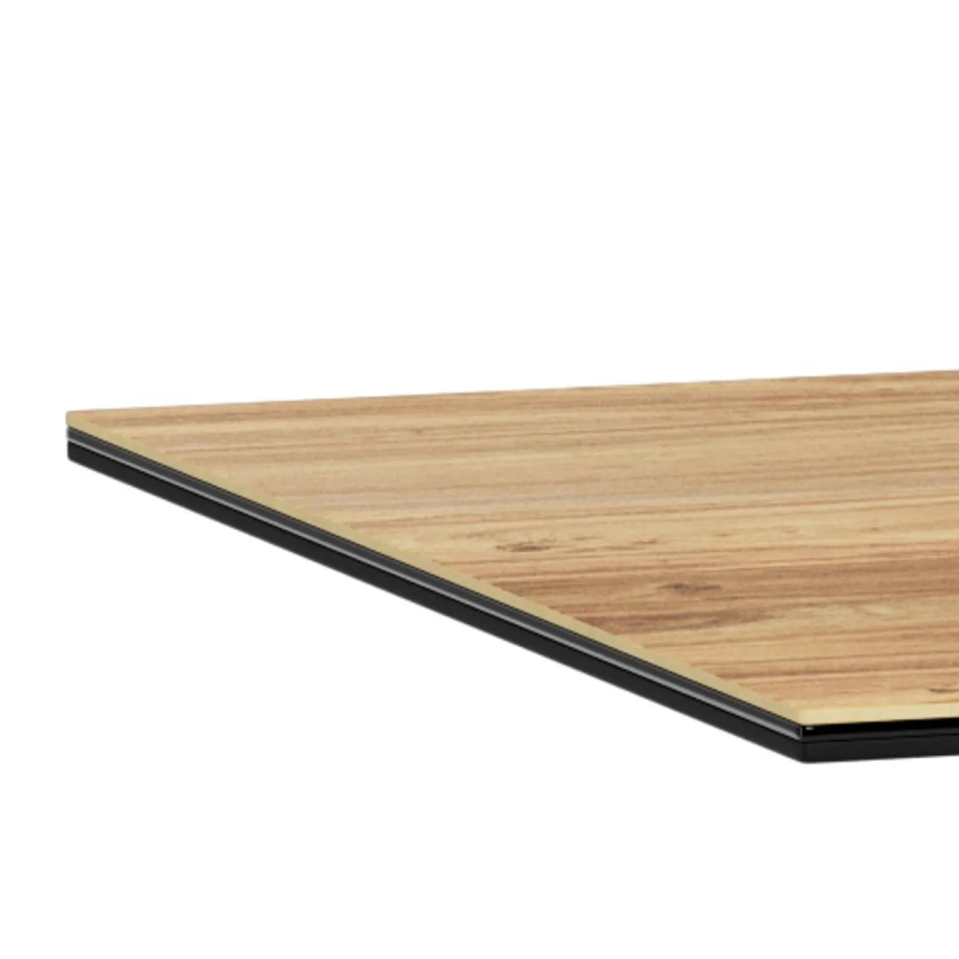 Eettafel Luno Keramiek Eiken Zwart 160cm - Giga Living
