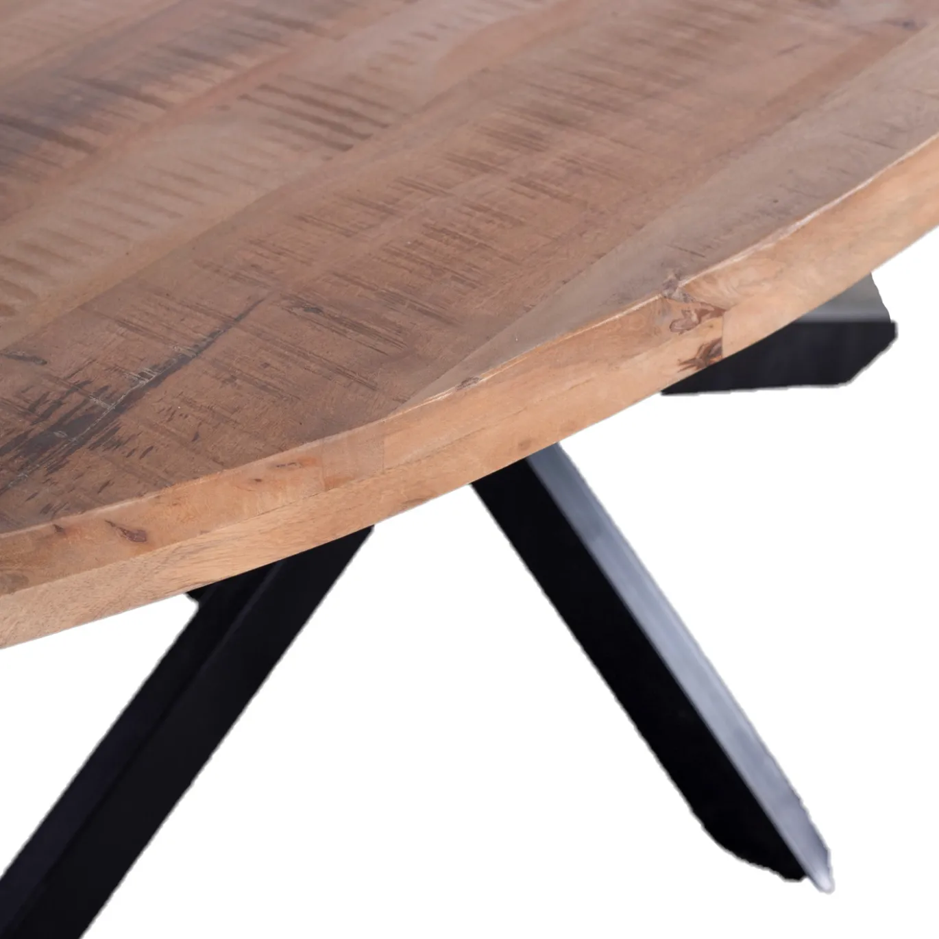 Eettafel Mansour Ovaal Mangohout 160cm - Giga Meubel