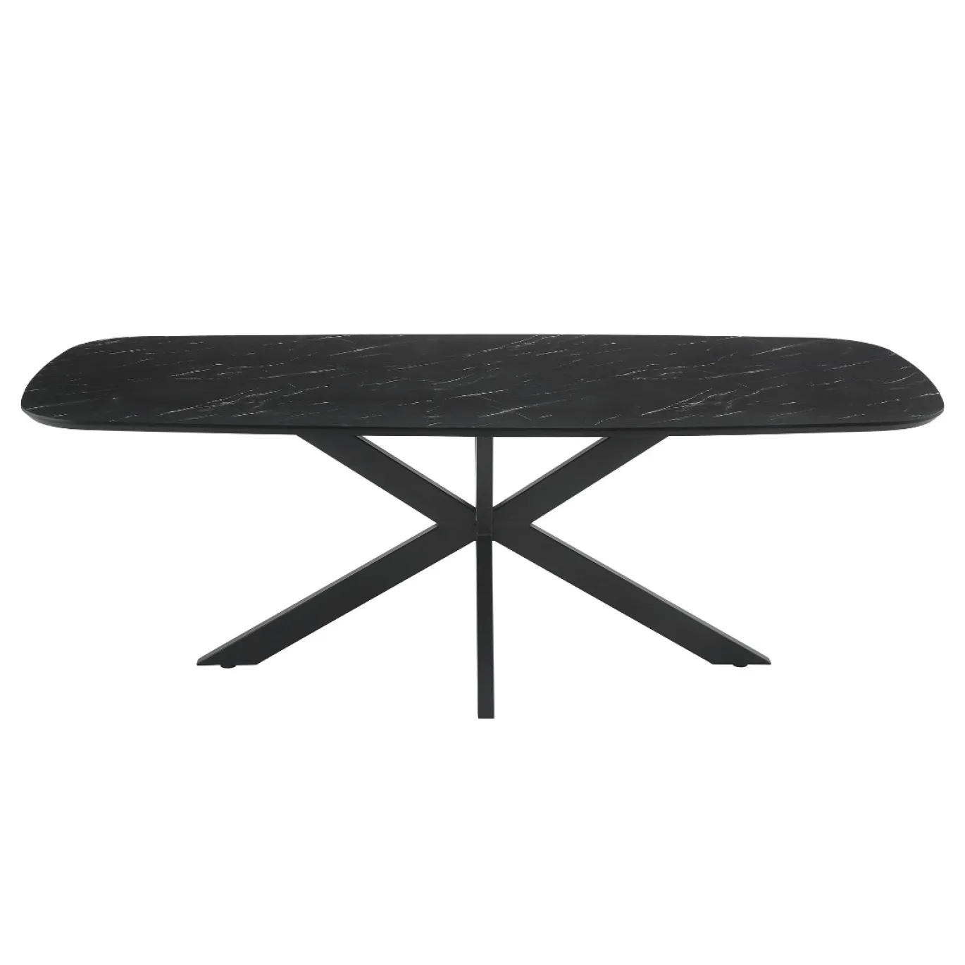 Eettafel Marco Deens Ovaal Marmerlook 220cm - Giga Meubel