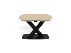 Eettafel Mart Keramiek Zand 120-180cm - Giga Living