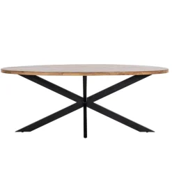 Eettafel Max Ovaal Visgraat 200cm - Giga Meubel