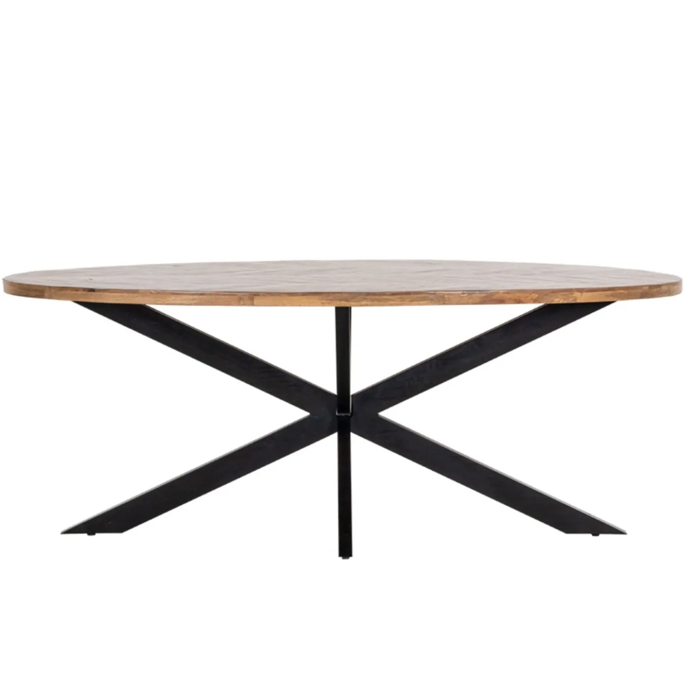 Eettafel Max Ovaal Visgraat 200cm - Giga Meubel