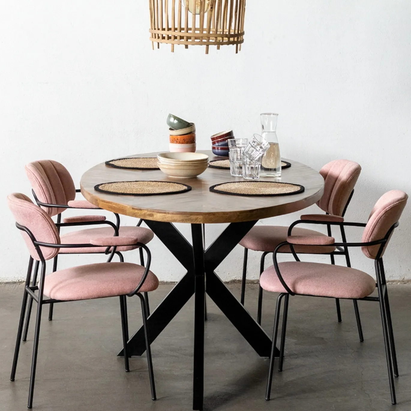 Eettafel Max Ovaal Visgraat 200cm - Giga Meubel