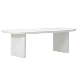 Eettafel Maya Deens Ovaal Wit 240cm - Giga Meubel