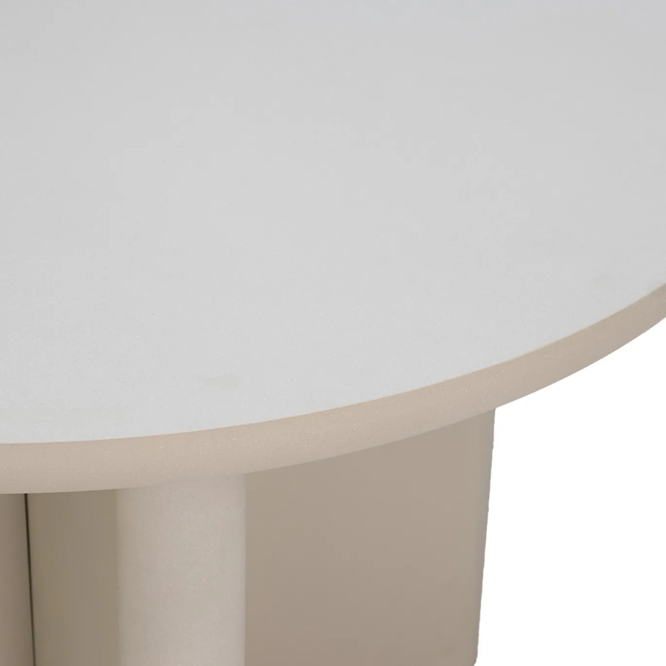 Eettafel Miso Rond Beige 120cm - Giga Meubel