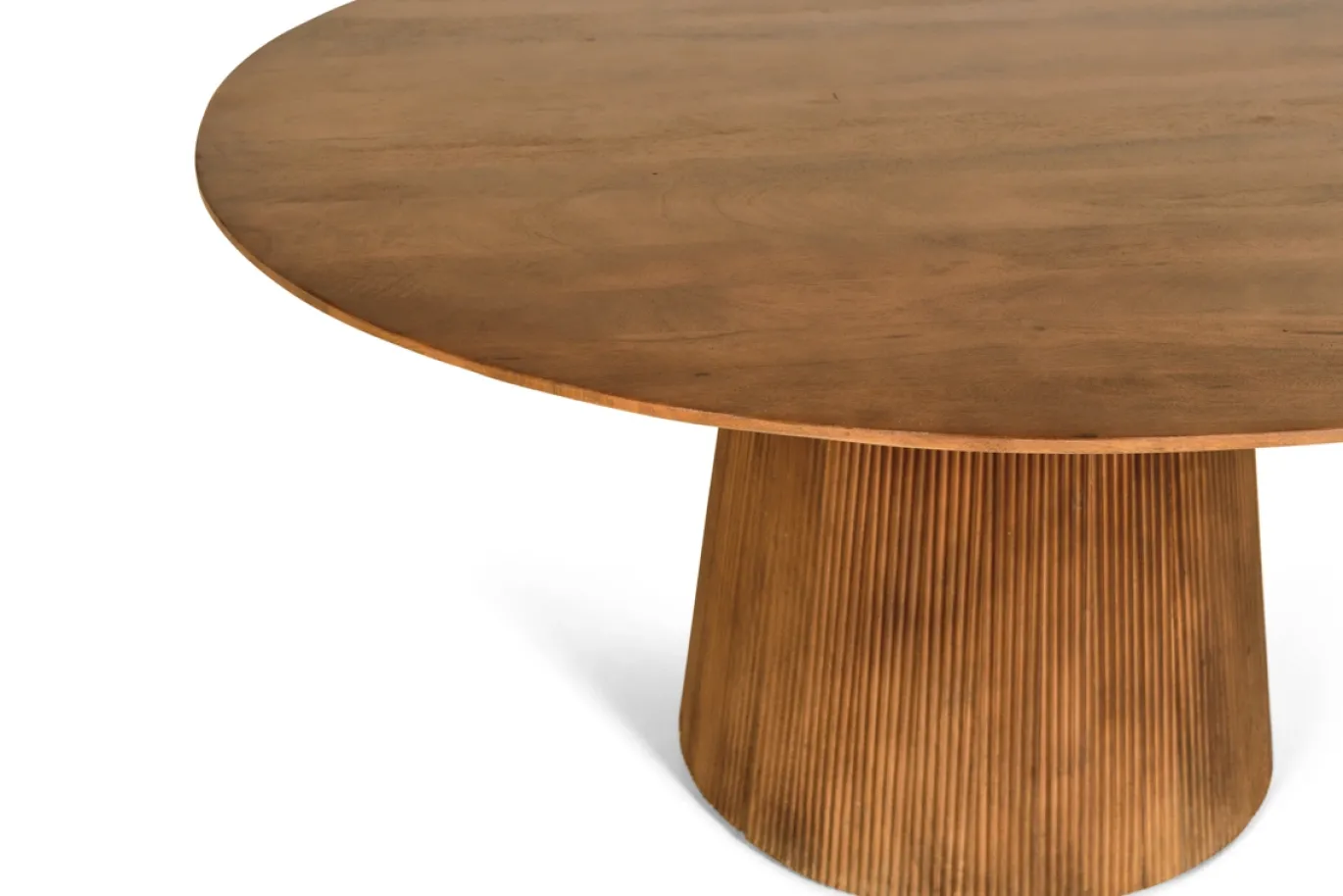 Eettafel Mokka Lichtbruin Ø120cm - Giga Meubel