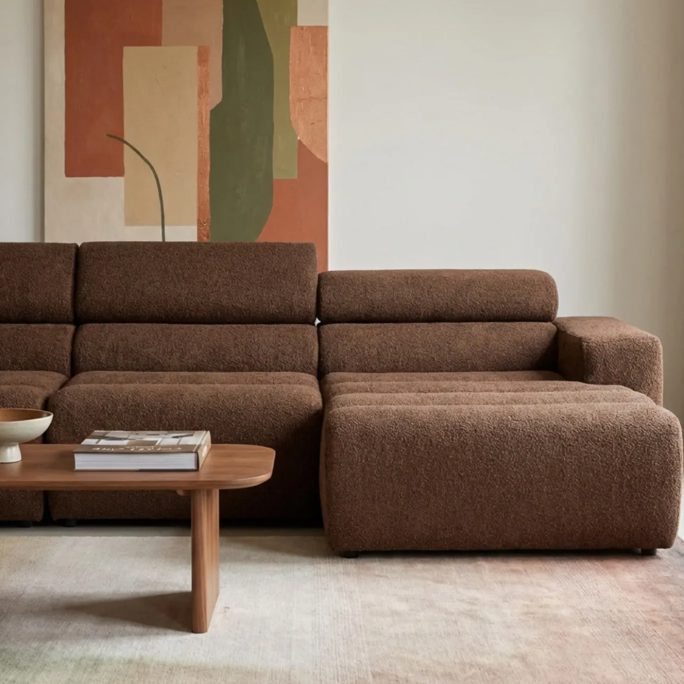 Eettafel Mokka Lichtbruin 180cm - Giga Meubel