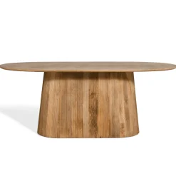 Eettafel Mokka Lichtbruin 180cm - Giga Meubel