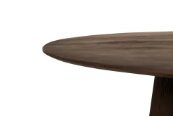 Eettafel Mokka Walnoot Ø120cm - Giga Meubel