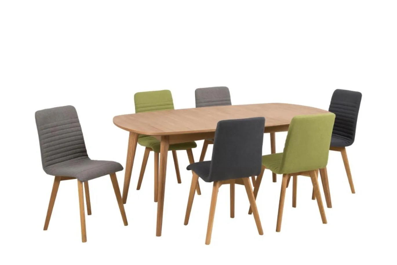 Eettafel Mylla Eikenfineer Naturel 180cm - Giga Living