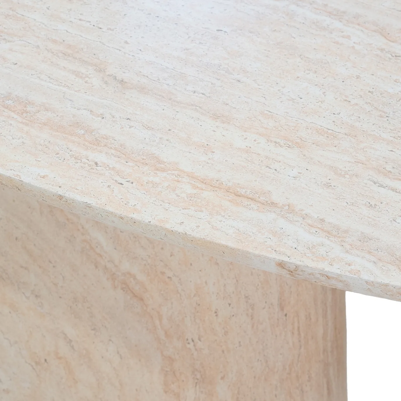 Eettafel Myrna Ovaal Travertin 300cm - Giga Meubel