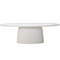 Eettafel Myrna Ovaal Wit 300cm - Giga Meubel