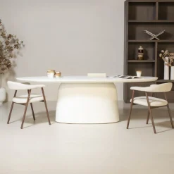 Eettafel Myrna Ovaal Wit 300cm - Giga Meubel