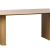 Eettafel Nola Boat Shape Naturel Eiken 100x190cm - Giga Living