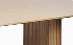 Eettafel Nola Boat Shape Naturel Eiken 100x190cm - Giga Living