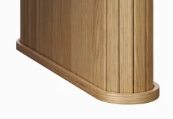 Eettafel Nola Boat Shape Naturel Eiken 100x190cm - Giga Living