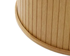 Eettafel Nola Naturel Eiken Ø120-167cm - Giga Living