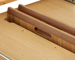Eettafel Nola Naturel Eiken Ø120-167cm - Giga Living