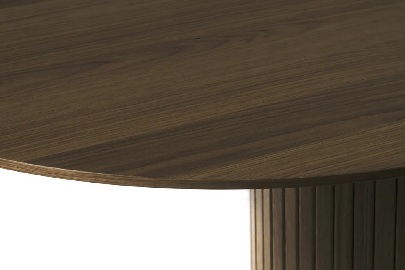 Eettafel Nola Ovaal Smoked Eiken 95x180cm - Giga Living