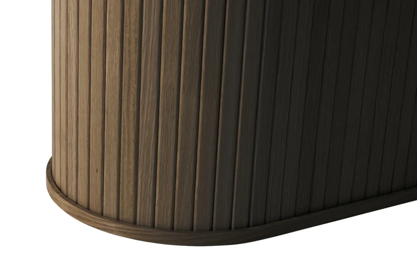 Eettafel Nola Ovaal Smoked Eiken 95x180cm - Giga Living
