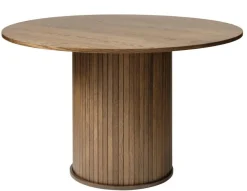 Eettafel Nola Smoked Ø120 cm - Giga Living