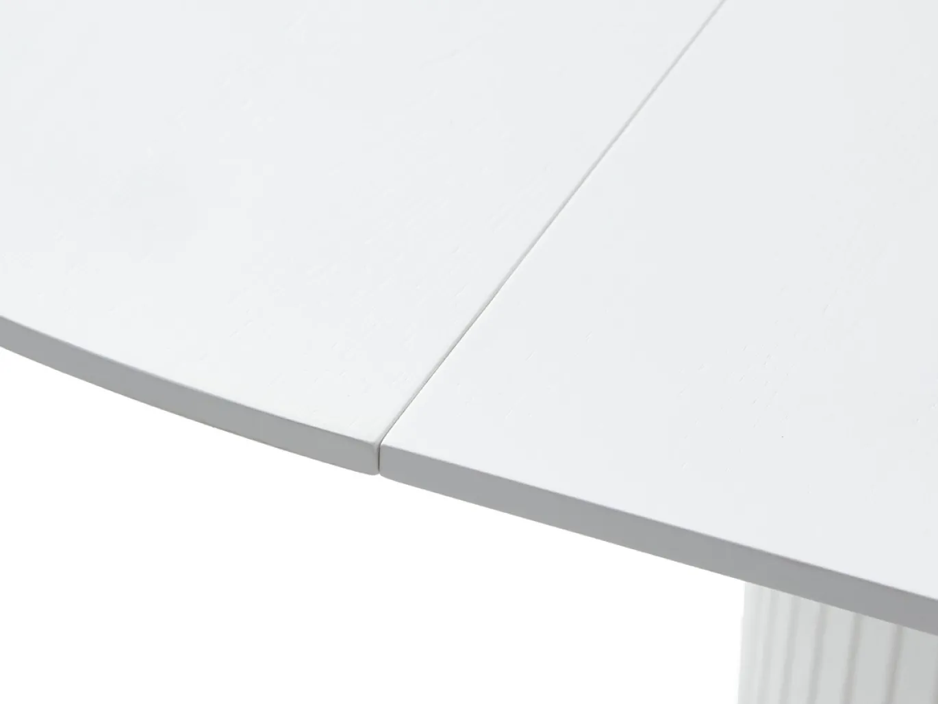 Eettafel Nola Wit Ø120-167cm - Giga Living
