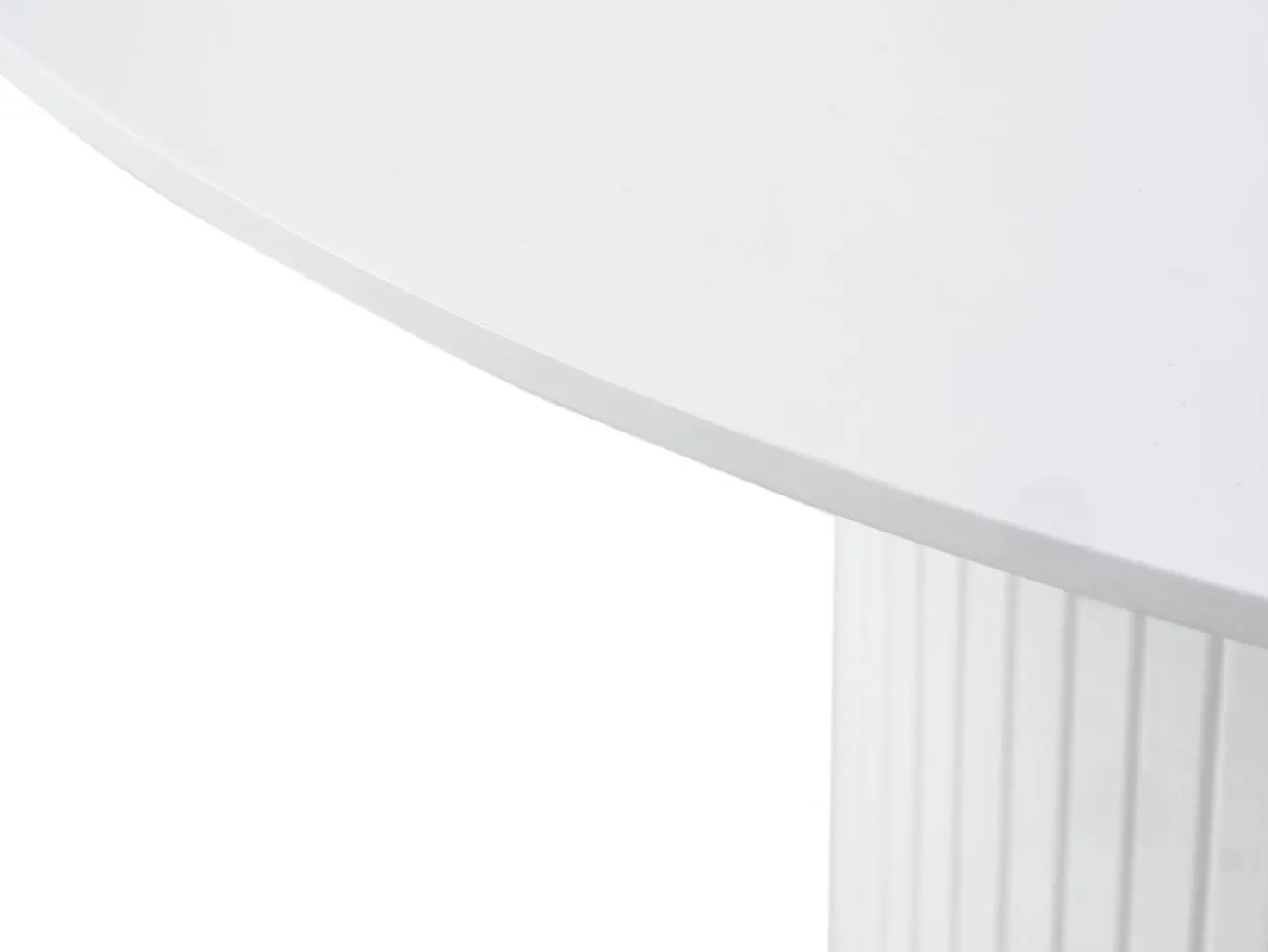Eettafel Nola Wit Ø120-167cm - Giga Living