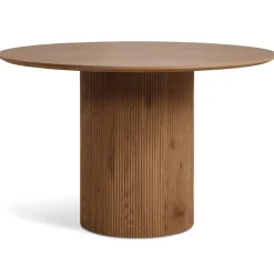 Eettafel Nora Walnoot Ø120cm - Giga Meubel