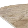 Eettafel Orin Keramiek Bruin 90cm - Giga Living