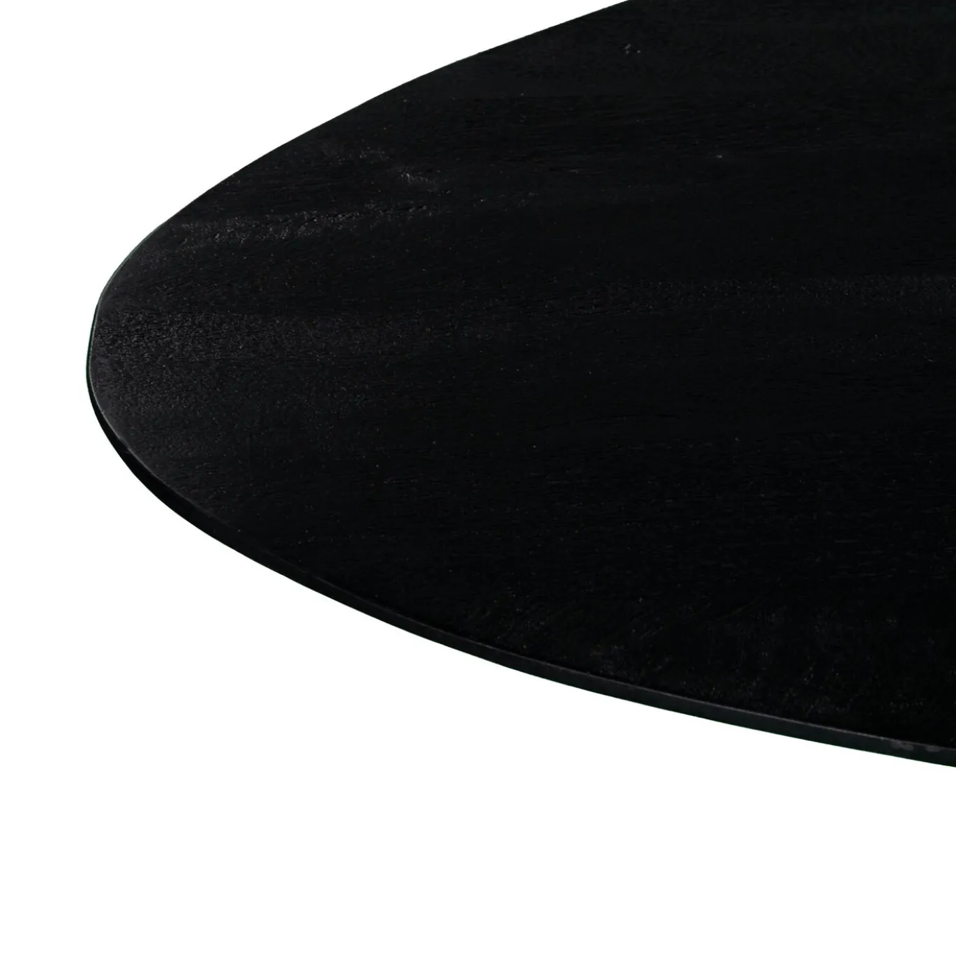 Eettafel Owen Kiezel Zwart O-poot 200cm - Giga Meubel